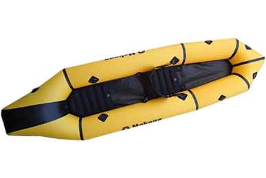 Packraft gonflable transportable